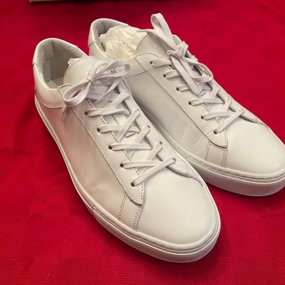 Koio Capri Triple White - Worn One Day - Box & Shoe Bag Included - US 9 EU 42 - Picture 1 of 11